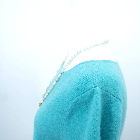 14K Burma Jadeite Fresh Water Pearls Gold Bead Necklace Strand 15" - Picture 3 of 12